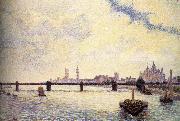 Camille Pissarro London Bridge France oil painting artist